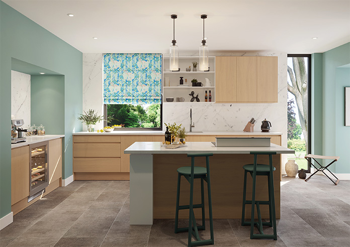 Faded Glamour, Absinthe Stripe - Roman Blind - Image 8